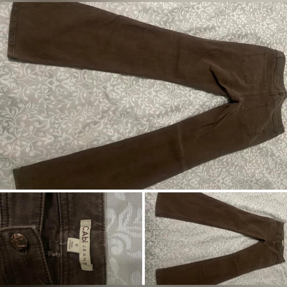 Size 6 Jeans, Like New, Brown